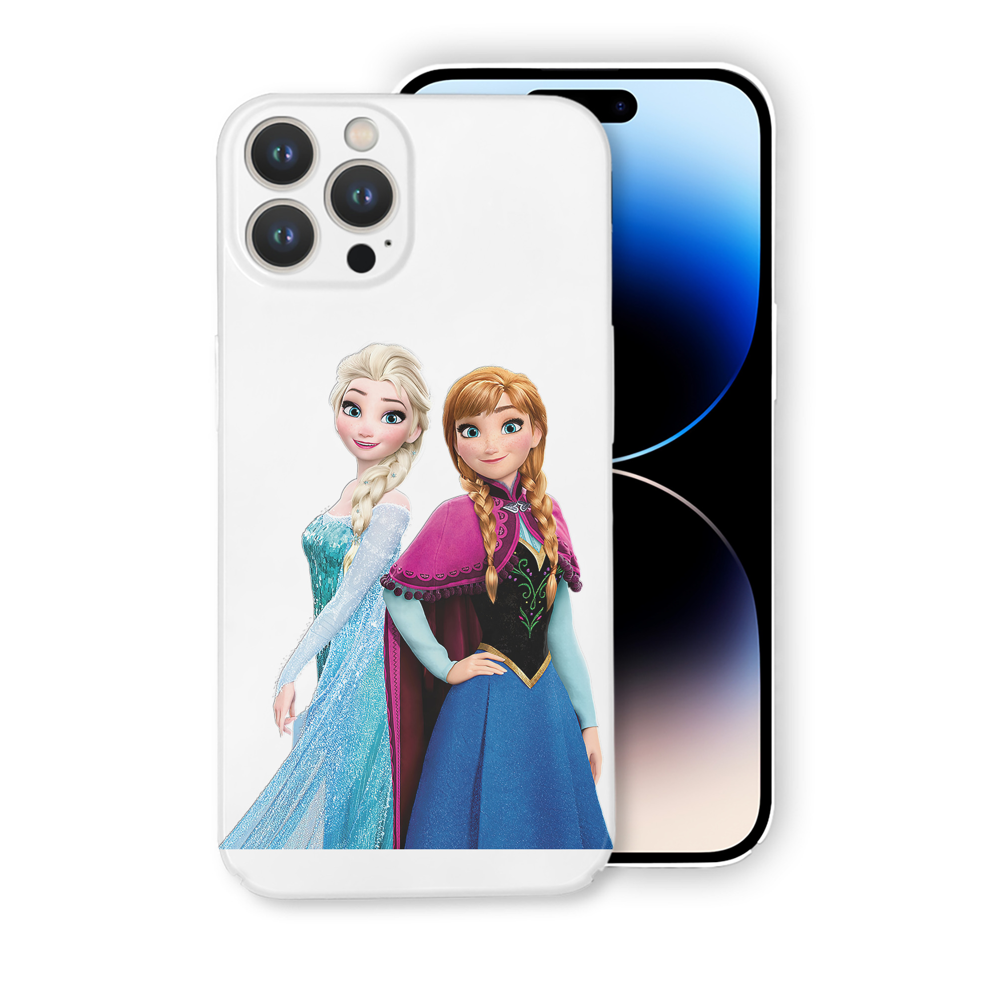 （画像用） アナと雪の女王 アンナ エルサ Frozen Anna Elsa 【iPhone 14シリーズ対応】ハードケース